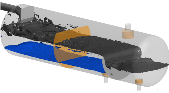 CFD analysis separator vessel