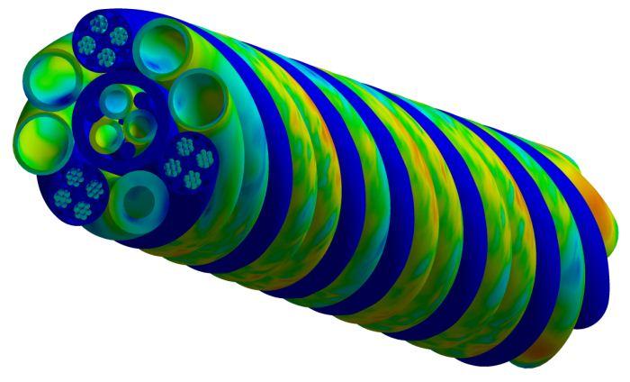 Non linear stress FEA results for umbilical