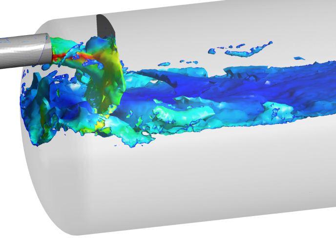 CFD and FEA analyses of a gravity separator