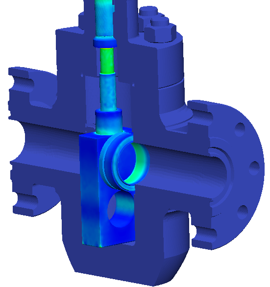 gate valve FEA API asme